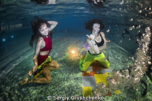 Dancing underwater by Sergiy Glushchenko 